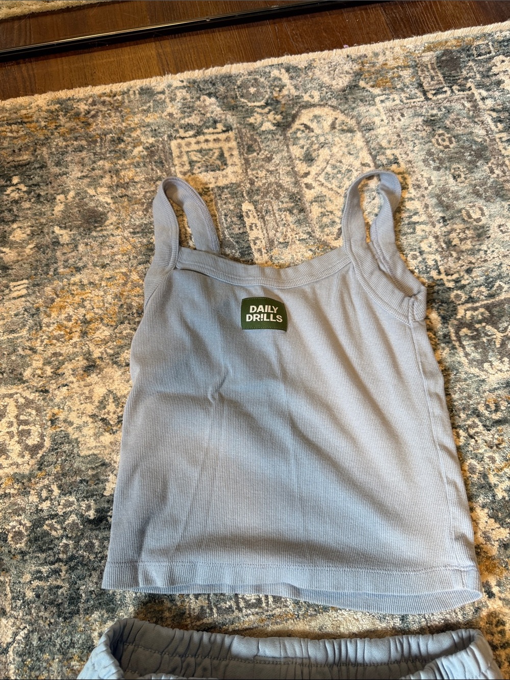 Logo Everyday Tank & Super Shorts in -Mist